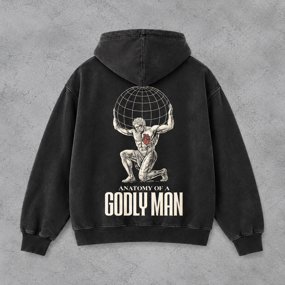 Anatomy Of A Godly Man Zipped Hoodie