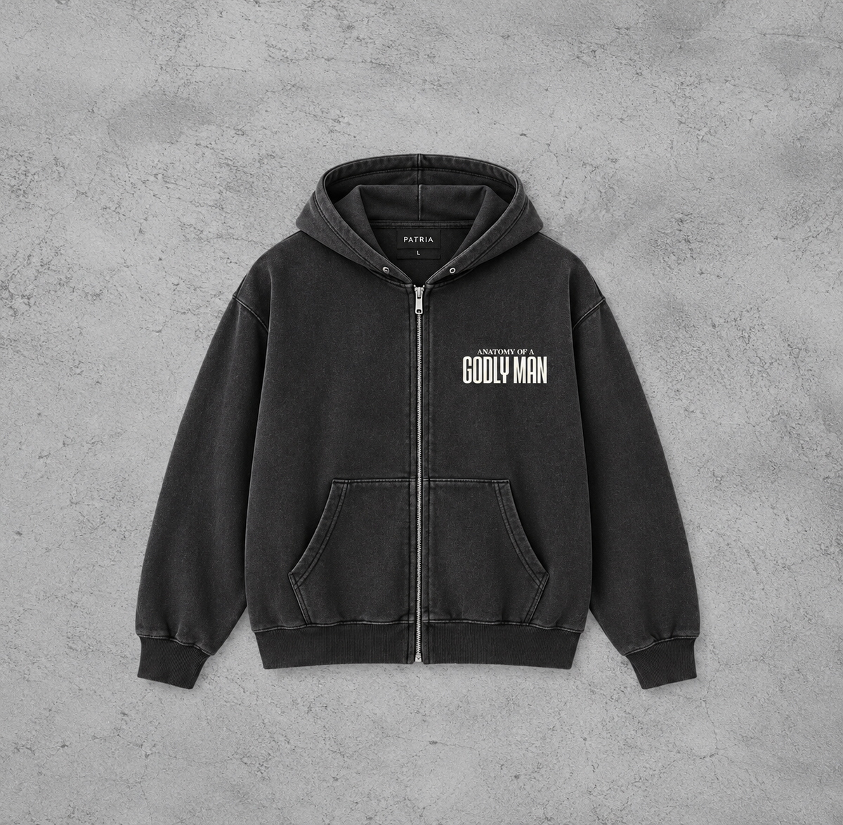 Anatomy Of A Godly Man Zipped Hoodie