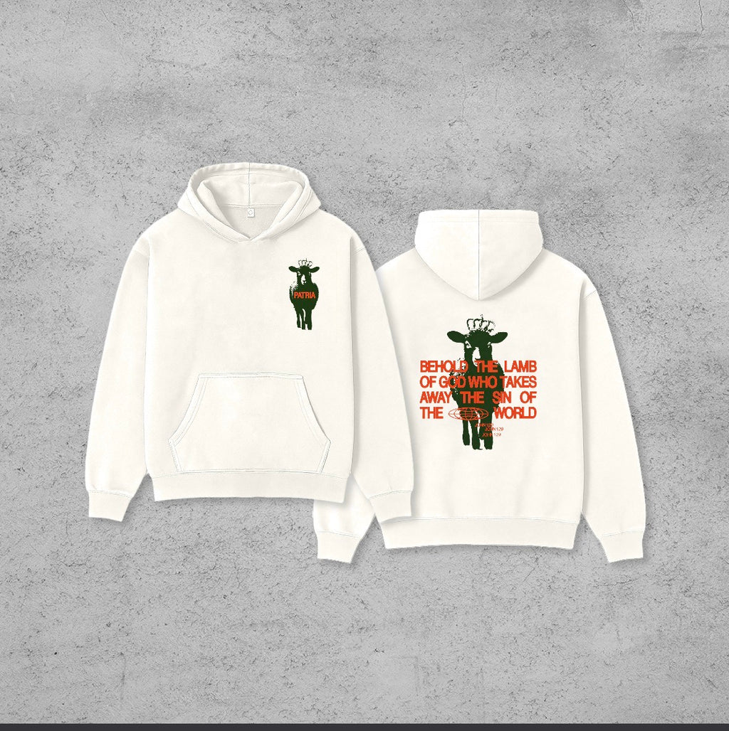 Behold the lamb hoodie