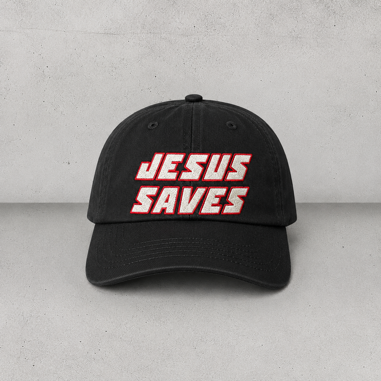 Jesus Saves Dad Hat