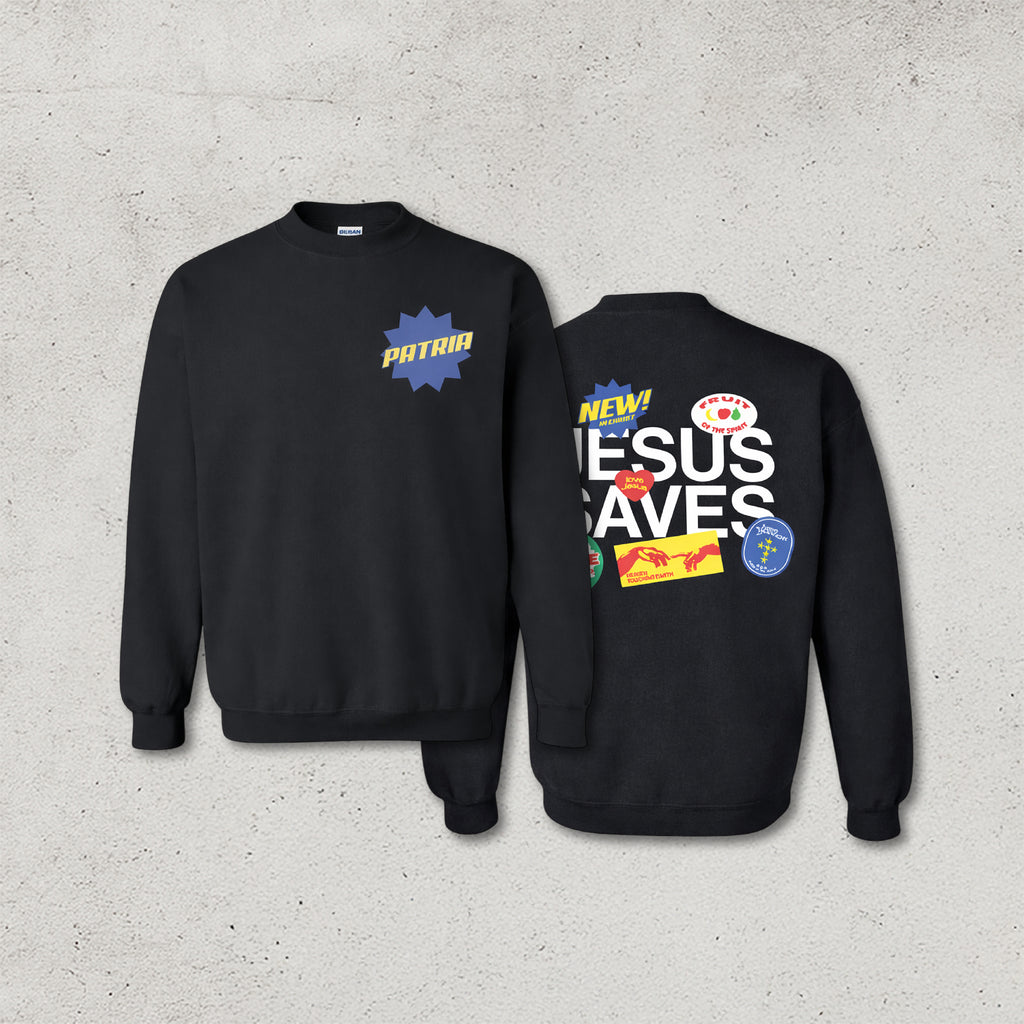 Jesus Saves Crew Neck