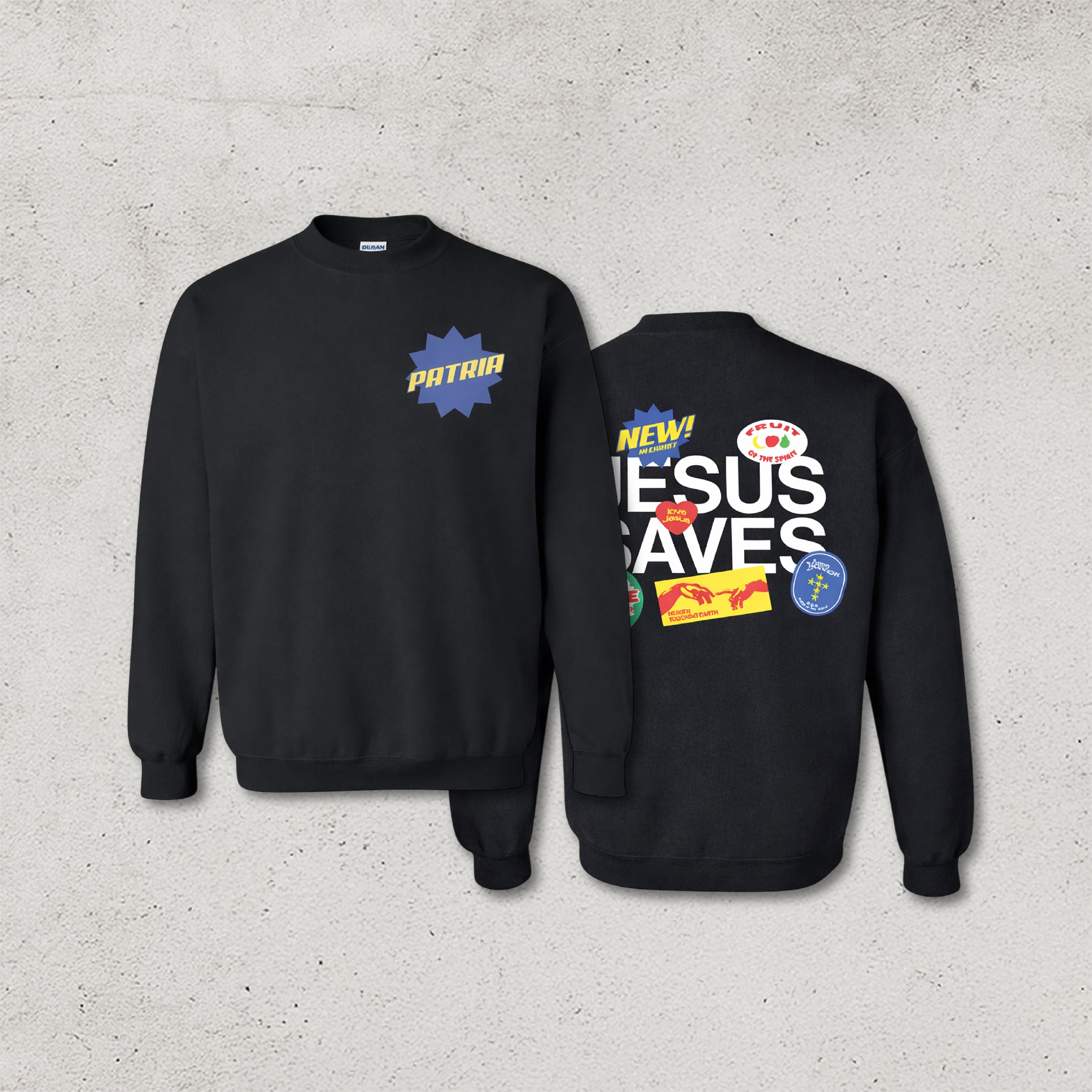 Jesus Saves Crew Neck
