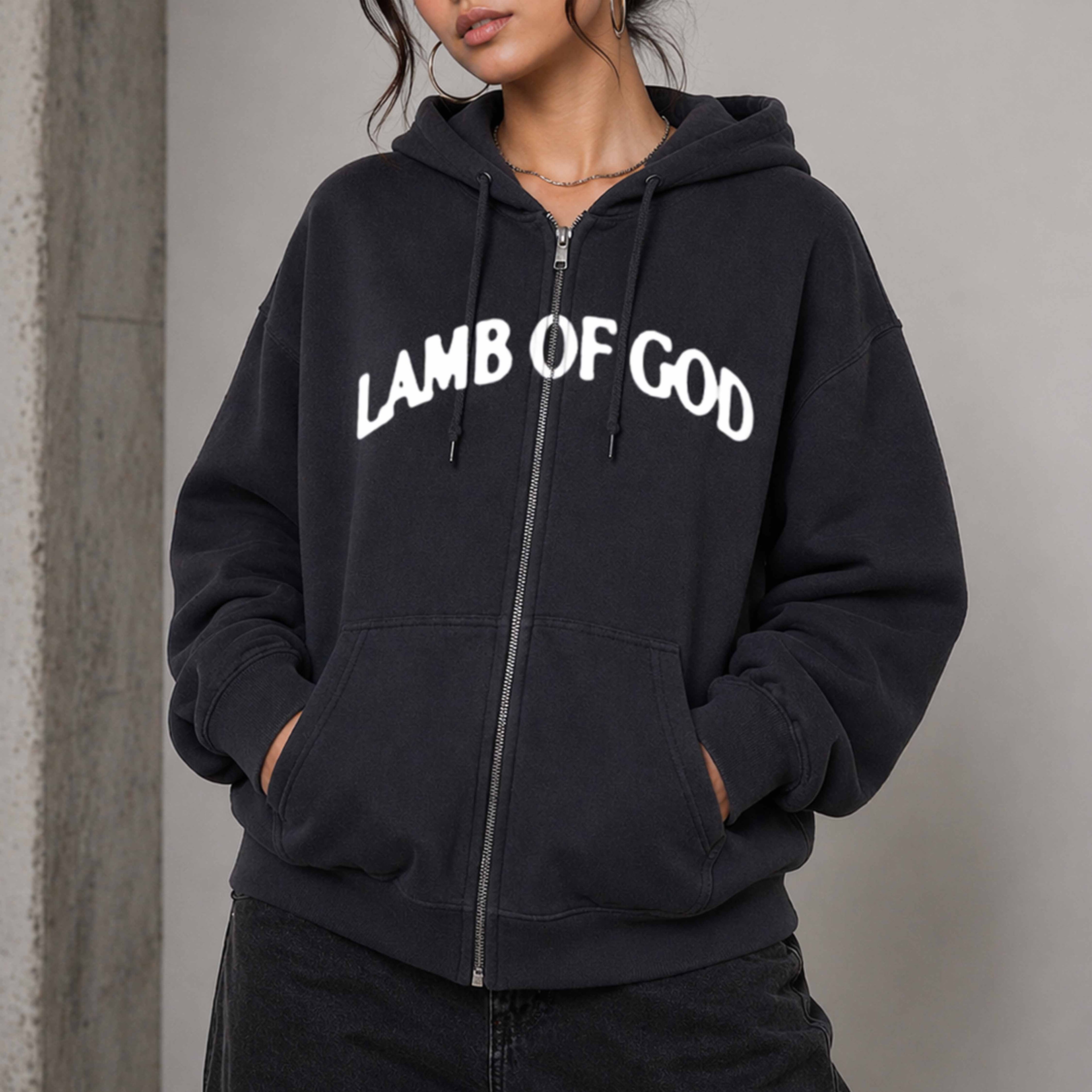 Lamb of God Zipped Hoodie