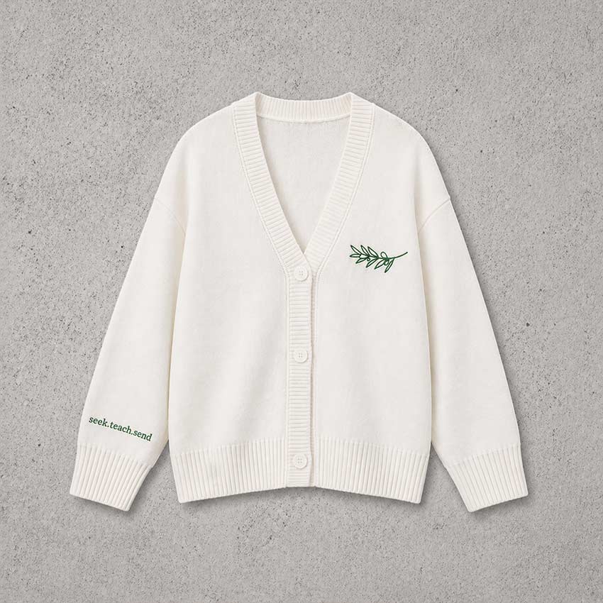 Seek.Teach.Send Cardigan